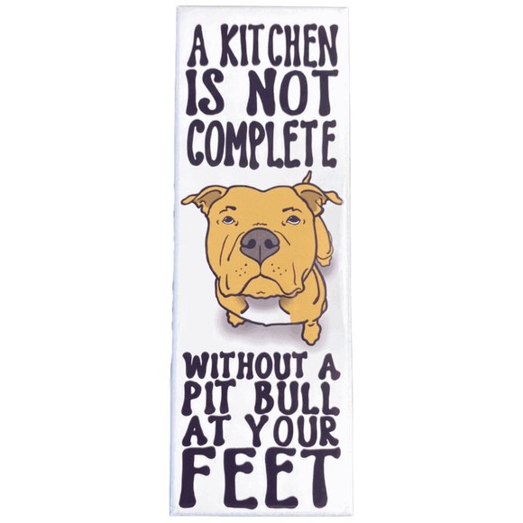 Fawn Pit Bull Terrier Dog Kitchen Magnet Decor - Picture 2 of 5
